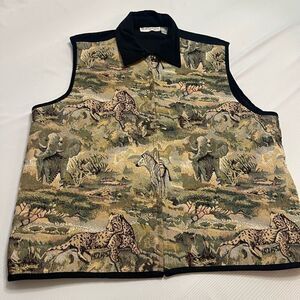Dressbarn Tapestey VTG y2k 90s Vest Plus Size 3X
